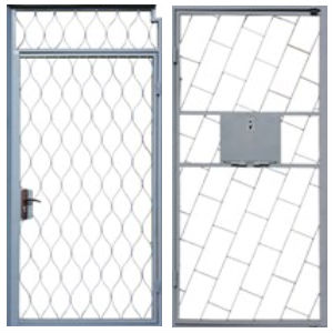 Металлические решетчатые двери